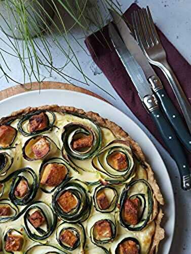 Tarte courgettes et tofu #végétarien