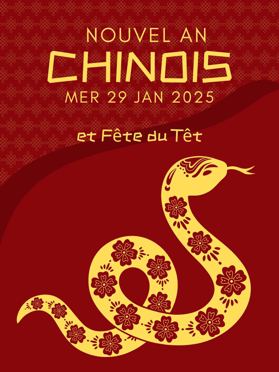 Nouvel an Chinois : 29 janvier 2025