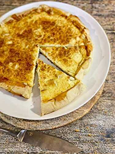 Quiche à la faisselle et brie de Meaux