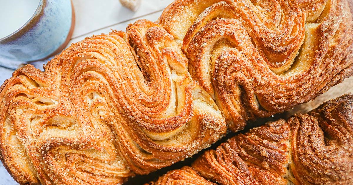 Brioche feuilletée à la cannelle - La meilleure brioche au monde !