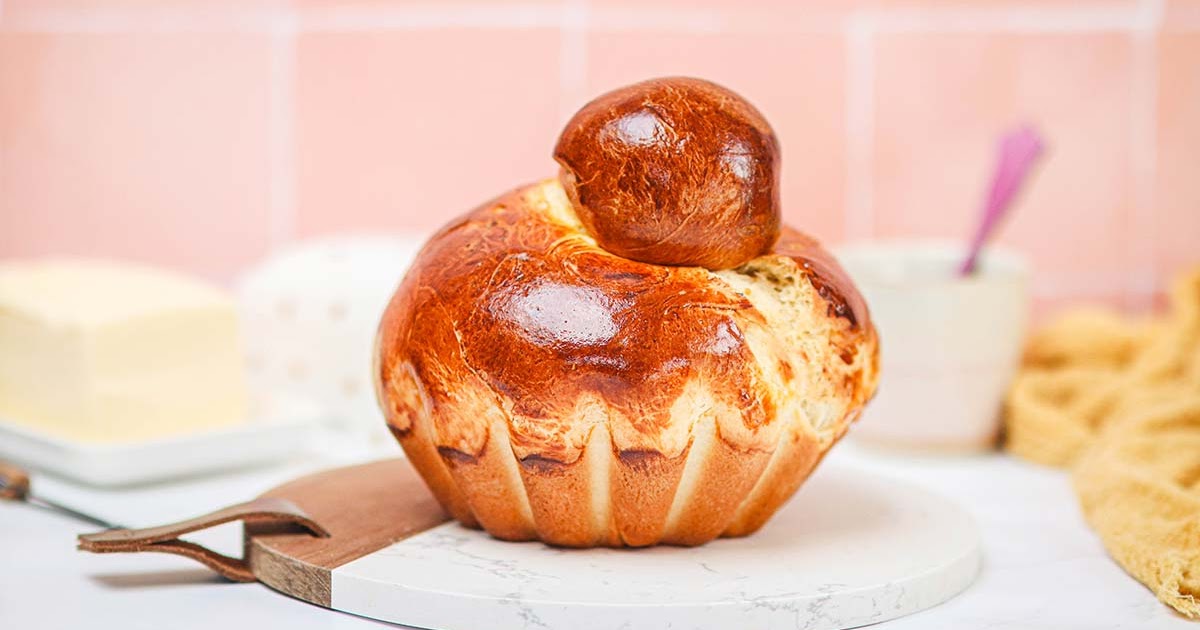 La vraie brioche parisienne, ou brioche à tête