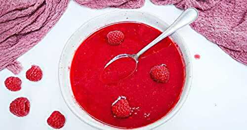 Comment faire du coulis de framboise ? Recette facile et rapide