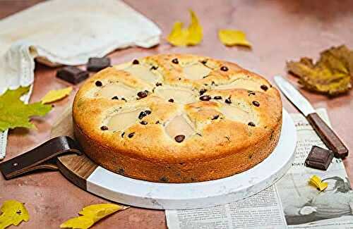 Gâteau facile poire chocolat - inratable !