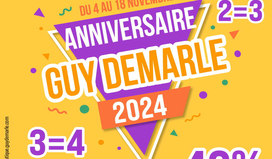 Anniversaire Guy Demarle : des promos jusqu'à -50%