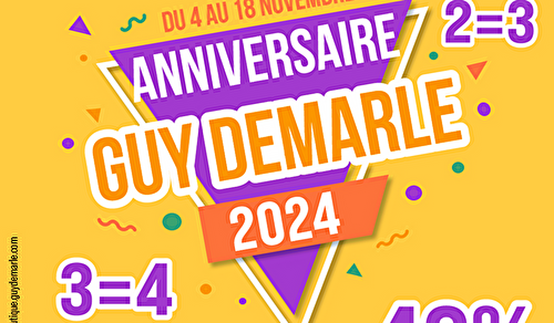 Anniversaire Guy Demarle : des promos jusqu'à -50%