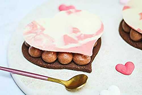 Coeurs chocolat praliné pour la Saint Valentin