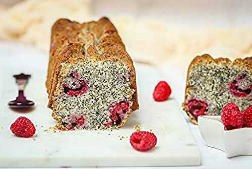 Cake framboise pavot ultra moelleux