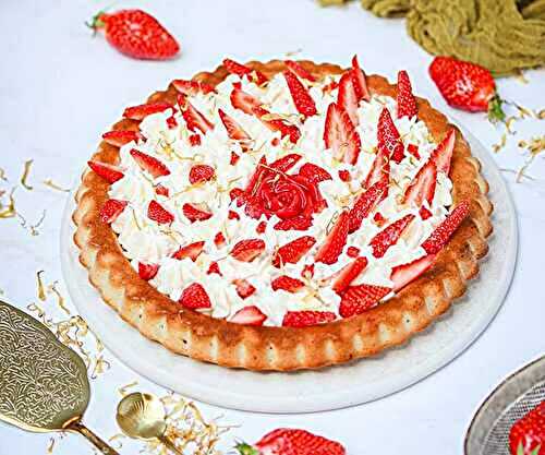 Gâteau fraise chantilly