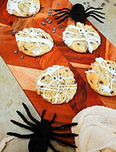 Cookies d'Halloween toile d'araignée