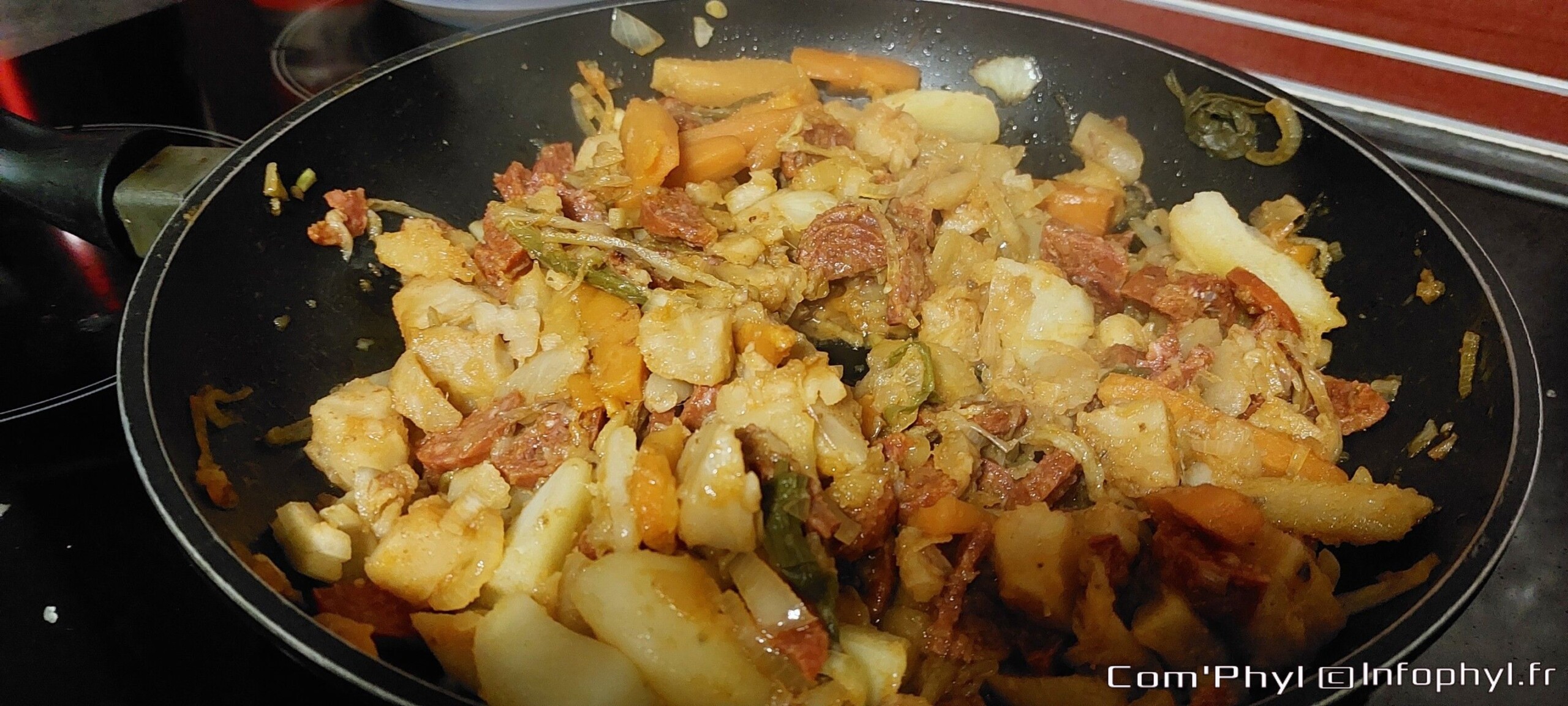 Légumes de pot au feu chorizo