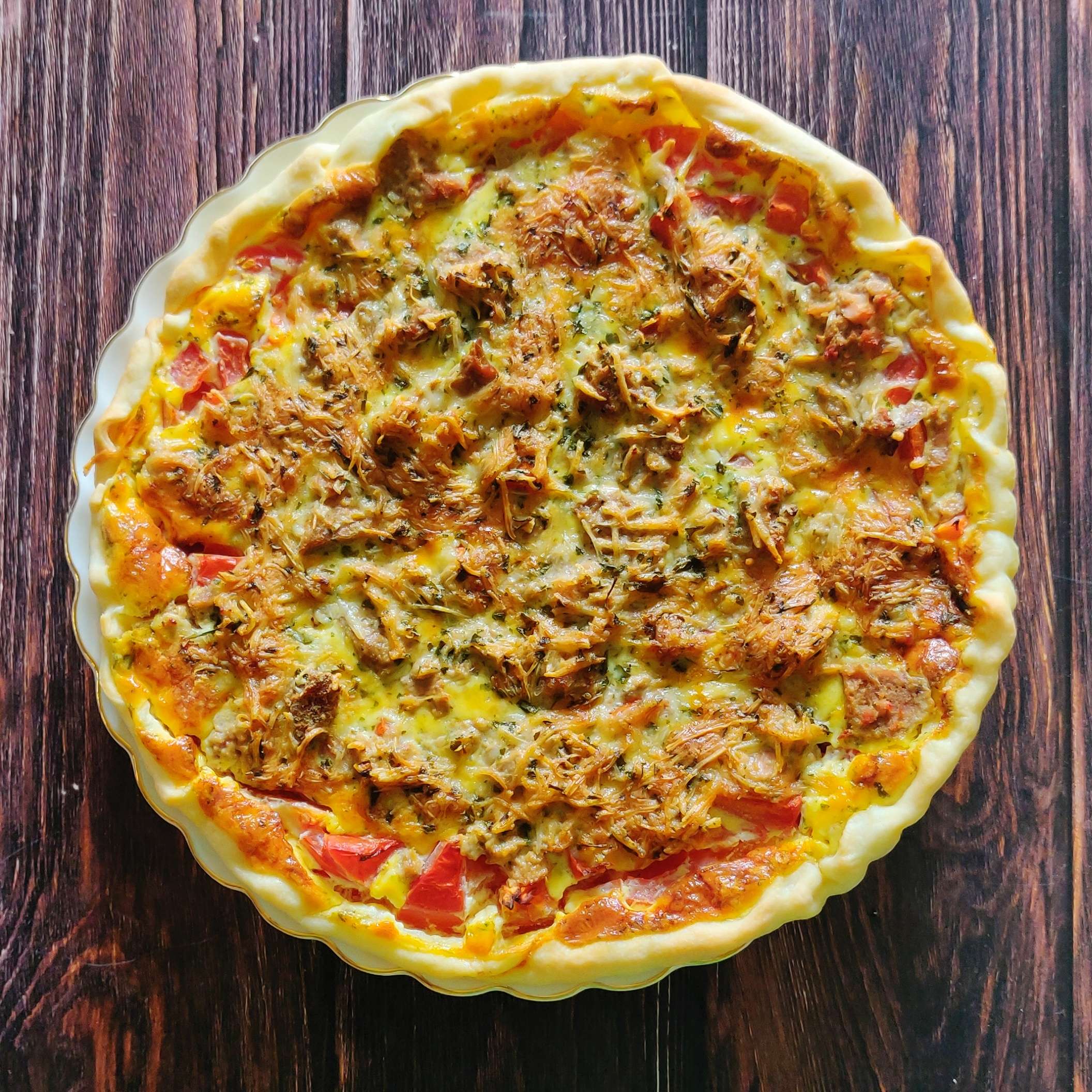 Quiche tomate thon