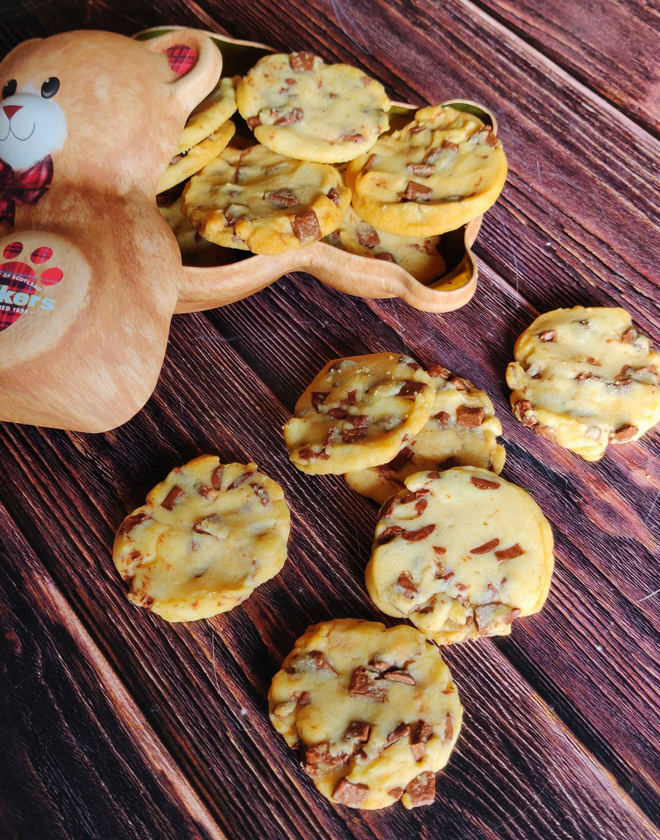 Sablés aux chunks de chocolat au lait