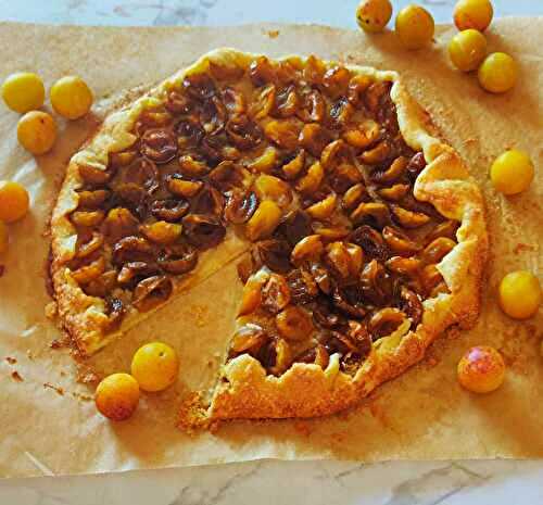 Tarte rustique aux mirabelles