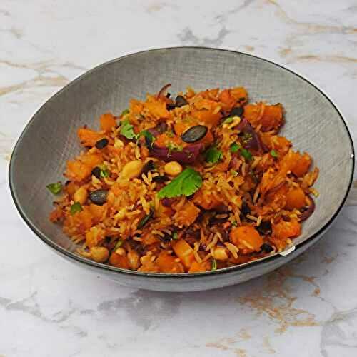 Riz croustillant butternut curry