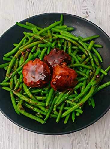 Boulettes de dinde laquées