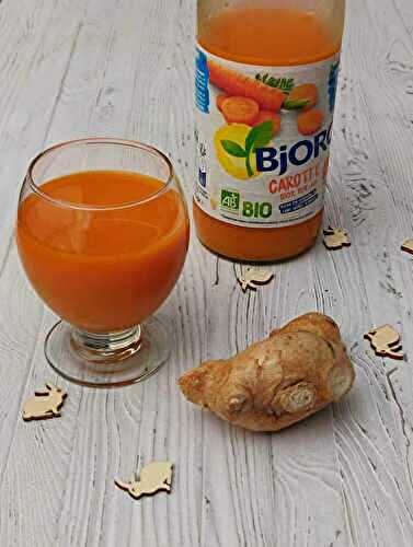 Jus de carotte au gingembre