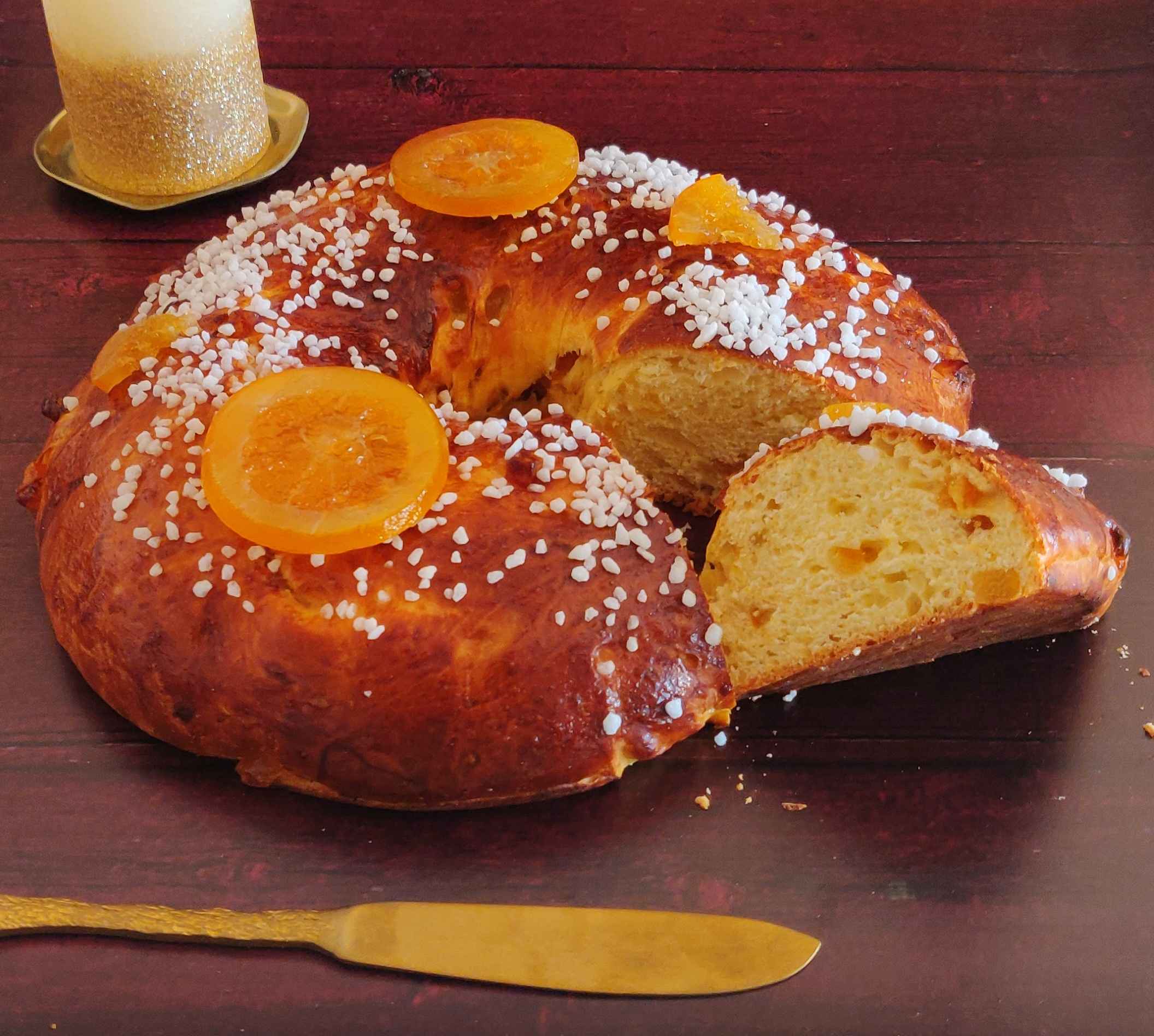 Brioche des rois agrumes fleur d’oranger