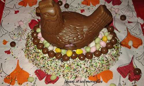 Gâteau moelleux au chocolat de Pâques
