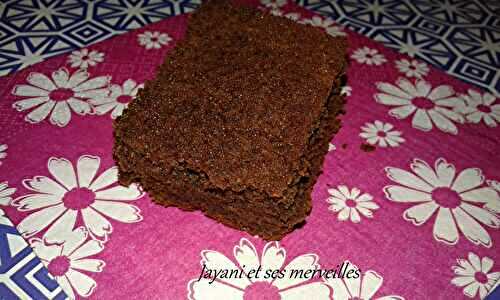 Gâteau chocolat bien moelleux