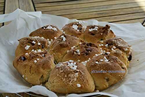 Brioche aux pépites de chocolat sans gluten