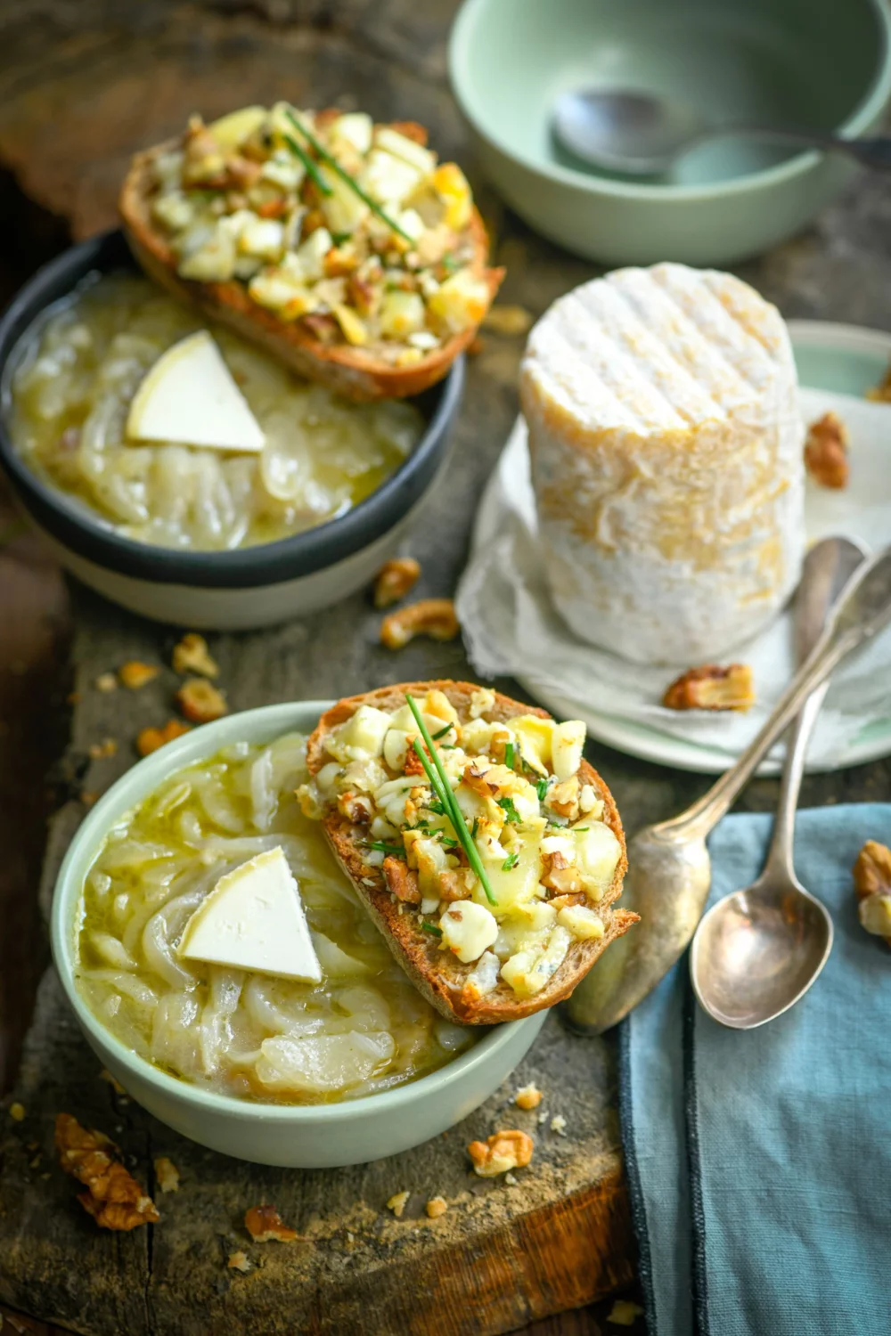 Soupe à l’oignon et croustillant de Charolais