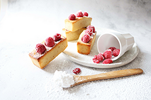 Financiers faciles framboise