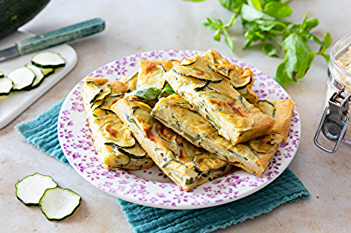 Scarpaccia de courgettes