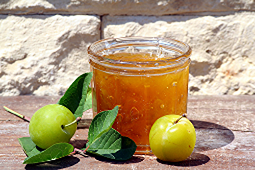 Confiture de Reine Claude aux Amandes
