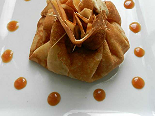 Aumônière de Crêpes aux Poires