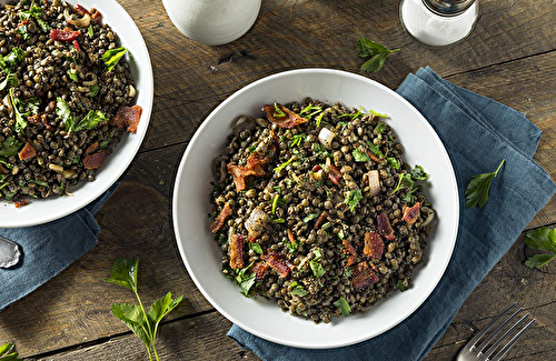 Salade de Lentilles aux Lardons