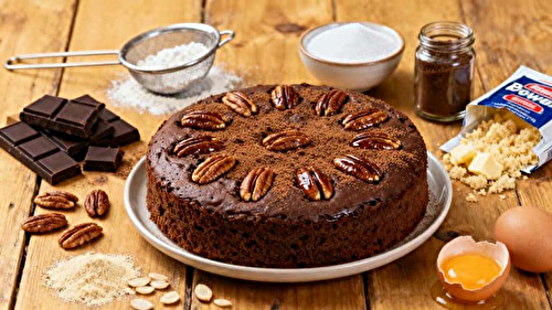 Gâteau Chocolat Noix de Pécan