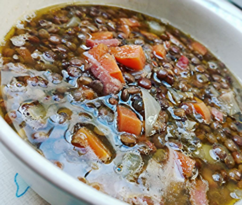 Soupe de Lentilles au Lard