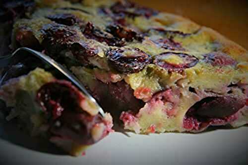 Clafoutis cerises coco