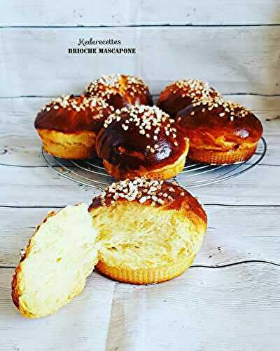 Brioches au mascarpone 