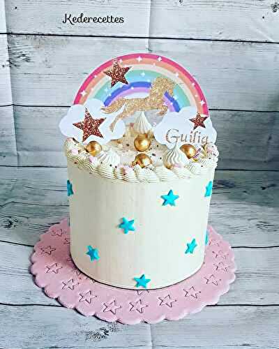 Layer Cake Licorne arc en ciel