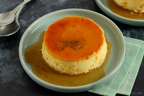 Crème renversée au mascarpone et au caramel