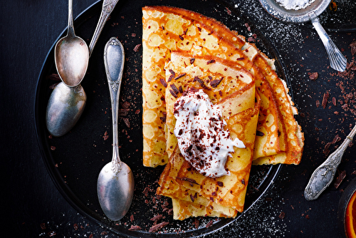 Crème stracciatella et beurre à l’orange