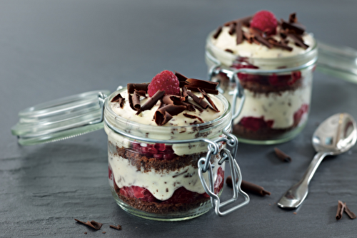 Tiramisu framboise et stracciatella