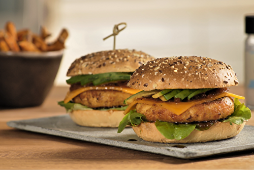 Burgers de poulet crispy