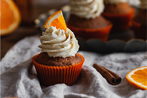 Cupcakes orange cannelle