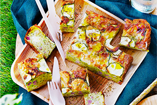 Gâteau de courgettes au Chabichou