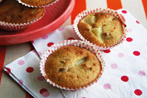 Muffins aux poires et aux noix