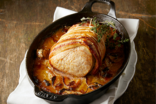 Rôti de veau pommes Boulangère