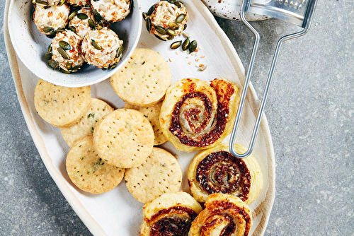 Trio apéritif au parmesan