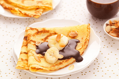 Crêpes à la sauce chocolat, la recette sans gluten