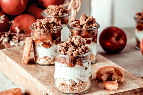 Crumble aux pommes et potimarron revisité