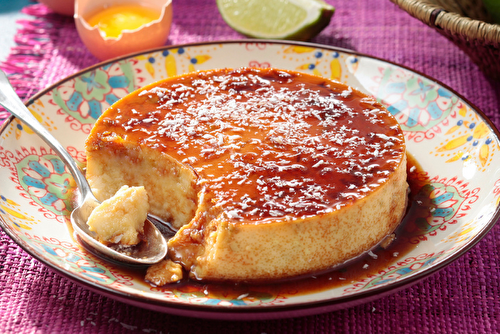 Flan à la mexicaine