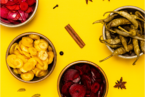 Légumes en pickles, le condiment sain et Vinaigré