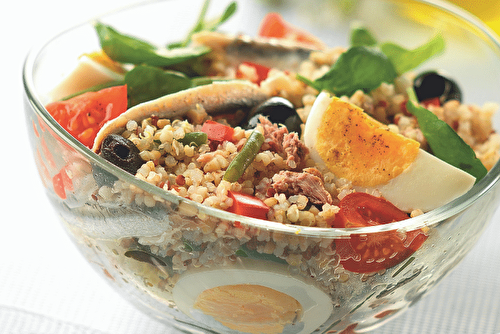 Salade niçoise au quinoa gourmand