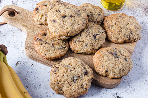 Cookies banane chocolat à l’huile d’olive de Haute Provence AOP